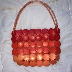 70’s Orange Circles Purse